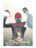 I Heart Marvel: Web Of Romance 1 Cover: Spider-Man, and Mary Jane Watson Prints by Gez Fry