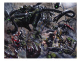 Secret War 3 Group: Wolverine, Doctor Octopus, Black Widow, Daredevil and Captain America Poster