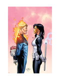 Marvel Adventures Fantastic Four 45 Cover: Thor and Gauntlet Affiches par Henry Clayton
