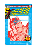 Daredevil #167 Cover: Daredevil and Mauler Kunst van Frank Miller Daredevil #167 Cover: Daredevil and Mauler Kunst van Frank Miller