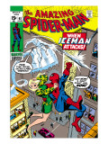 Amazing Spider-Man 92 Cover: Spider-Man, Stacy, Gwen and Iceman Art by Gil Kane