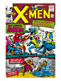 X-Men 9 Cover: Lucifer Prints by Jack Kirby
