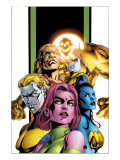 Exiles 62 Group: Holocaust, Blink, Sabretooth, Namora, Morph and Mimic Posters by Mizuki Sakakibara