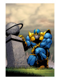 Thanos 7 Cover: Thanos Posters par Jim Starlin