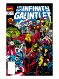 Infinity Gauntlet 3 Cover: Adam Warlock Posters par George Perez
