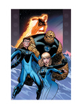 Ultimate Fantastic Four 60 Cover: Invisible Woman, Mr. Fantastic, Thing and Human Torch Poster by McGuiness Ed