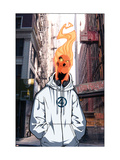 Human Torch V1, 8 Cover: Human Torch Art by Scottie Young