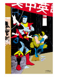 Classic X-Men 23: Wolverine, Nightcrawler and Colossus Poster by Chiarello Mark