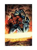 Fantastic Four 552 Group: Thing, Mr. Fantastic, Invisible Woman and Human Torch Posters by Pelletier Paul