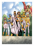 The Official Handbook Of The Marvel Universe Teams 2005 Group: Elixir Pósters por Randy Green