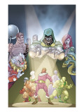 Doctor Doom And The Masters Of Evil 2 Cover: Dr. Doom, Princess Python, Clown and Baron Zemo Art by Karl Kerschl