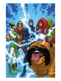 Uncanny X-Men: First Class 1 Group: Black Bolt, Medusa, Lockjaw, Karnak, Gorgon and Triton Foto von Roger Cruz
