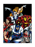 The Official Handbook Of The Marvel Universe Teams 2005 Group: Iron Man Posters par Tenney Thomas