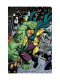 Hulk 8 Cover: Hulk, Sentry and Ms. Marvel Art by Arthur Adams