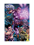 Dark Reign: Young Avengers 4 Group: Hawkeye, Hulkling and Speed Print by Mark Brooks
