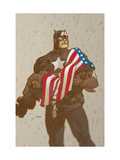 Captain America V4, 23 Cover: Captain America Prints by Dave Johnson