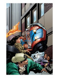 Spider-Man / Human Torch 3 Cover: Spider-Man and Human Torch Print by Templeton Ty