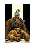 The Thing 4 Cover: Thing, Richards, Franklin, Richards, Valeria and Lockjaw Affiches par Andrea Di Vito