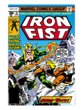 Iron Fist 14 Cover: Iron Fist and Sabretooth Art by Byrne John