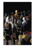 X-Men: Legacy 225 Cover: Cyclops, Marvel Girl, Beast, Angel, Storm and Professor X Poster by Daniel Acuna