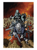 Nick Furys Howling Commandos 4 Cover: Warwolf Poster by Canete Eric