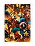 New Avengers #6 Cover: Iron Man and Captain America Poster autor Bryan Hitch New Avengers #6 Cover: Iron Man and Captain America Poster autor Bryan Hitch