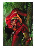 Secret Invasion 3 Cover: Iron Man and Spider Woman Posters
