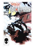Web Of Spider-Man 1 Cover: Spider-Man Crouching Poster von Charles Vess