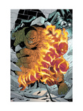 Marvel Age Fantastic Four #6 Cover: Thing and Human Torch Fighting Pósters por Makoto Nakatsuki