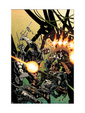 Bullseye Greatest Hits 3 Cover: Bullseye and Punisher Prints by Mike Deodato Jr.