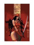 Elektra The Hand #1 Cover: Elektra Fighting Pósters por Bill Sienkiewicz Elektra The Hand #1 Cover: Elektra Fighting Pósters por Bill Sienkiewicz