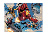 The Mighty Avengers #8 Group: Iron Man, Ms. Marvel, Sentry and Wonder Man Posters av Mark Bagley The Mighty Avengers #8 Group: Iron Man, Ms. Marvel, Sentry and Wonder Man Posters av Mark Bagley