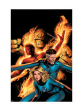 Marvel Knights 4 #14 Cover: Mr. Fantastic, Invisible Woman, Human Torch, Thing and Fantastic Four Plakat autor Greg Land Marvel Knights 4 #14 Cover: Mr. Fantastic, Invisible Woman, Human Torch, Thing and Fantastic Four Plakat autor Greg Land