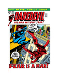 Daredevil 100 Cover: Daredevil and Black Widow Posters by Gene Colan