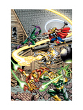 Avengers 16 Cover: Thor, Iron Man, Firestar, Thunderball, Bulldozer, Avengers and Wrecking Crew Posters by Jerry Ordway