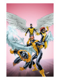 X-Men: First Class 11 Cover: Cyclops, Beast, Angel, Iceman and Marvel Girl Posters by Carlo Pagulayan