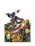 Captain America V4, 26 Cover: Captain America Prints by Dave Johnson