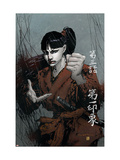 Elektra The Hand #3 Cover: Elektra Charging Poster por Bill Sienkiewicz Elektra The Hand #3 Cover: Elektra Charging Poster por Bill Sienkiewicz