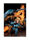 Ultimate Fantastic Four 21 Cover: Mr. Fantastic Foto von Land Greg