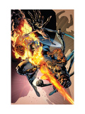 Fantastic Four 557 Cover: Thing, Human Torch, Mr. Fantastic and Invisible Woman Prints by Bryan Hitch