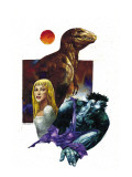 Marvel 1602: New World 1 Cover: Hulk, Dare and Virginia Affiches par Tocchini Greg