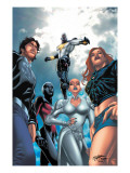 Captain Marvel 25 Cover: Captain Marvel, Jones, Rick, Moon Dragon and Phyla Posters by Keith Giffen