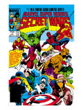Secret Wars 1 Cover: Captain America Affiches par Mike Zeck