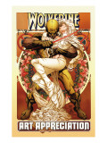 Wolverine Art Appreciation One-Shot Canvas Cover Cover: Wolverine and Emma Frost Affiches par Joe Quesada