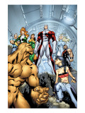 Alpha Flight 6 Cover: Sasquatch, Major Mapleleaf and Alpha Flight Posters by Henry Clayton