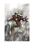 Indomitable Iron Man 1 Cover: Iron Man Poster by Lucio Parrillo