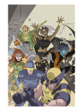 Uncanny X-Men: First Class 4 Cover: Wolverine, Cyclops, Phoenix, Storm and Nightcrawler Posters by Roger Cruz