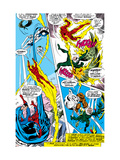 What If 1 Group: Human Torch, Spider-Man, Mr. Fantastic, Thing, Vulture and Fantasticar Affiches par Jim Craig