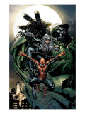 Spider-Man Unlimited 14 Cover: Black Cat, Dr. Doom and Spider-Man Poster by David Finch