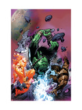 War of Kings: Savage World of Skaar 1 Cover: Skaar, Starbolt and Gorgon Posters by Pelletier Paul